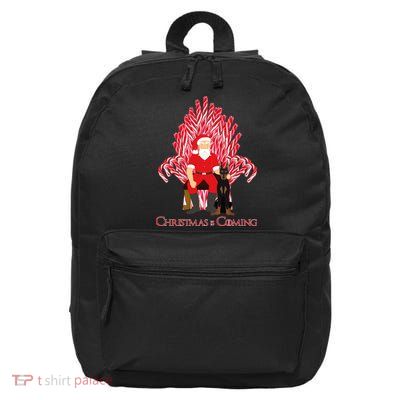 Christmas Is Coming  16 in Basic Backpack