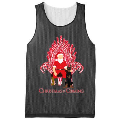 Christmas Is Coming  Mesh Reversible Basketball Jersey Tank