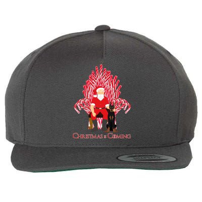 Christmas Is Coming  Wool Snapback Cap