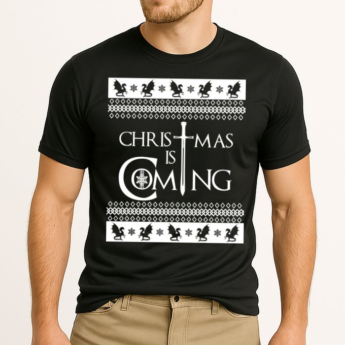Christmas Is Coming Ugly Cooling Performance Crew T-Shirt