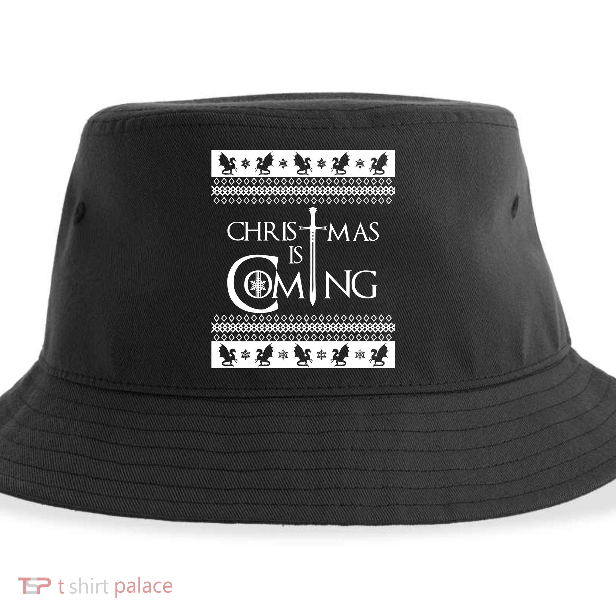Christmas Is Coming Ugly Sustainable Bucket Hat
