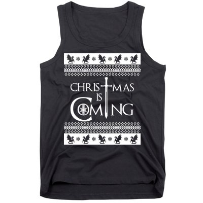Christmas Is Coming Ugly Tank Top