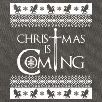 Christmas Is Coming Ugly Cotton Canvas Backpack