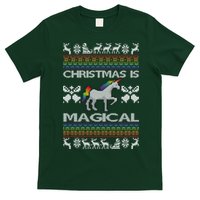 Christmas is Magical Unicorn Ugly T-Shirt