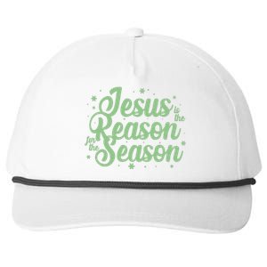 Christmas Jesus Is The Reason For The Season Snapback Five-Panel Rope Hat