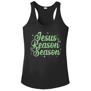 Christmas Jesus Is The Reason For The Season Ladies PosiCharge Competitor Racerback Tank