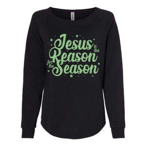 Christmas Jesus Is The Reason For The Season Womens California Wash Sweatshirt