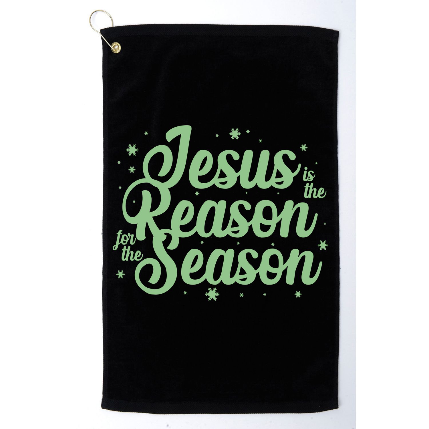 Christmas Jesus Is The Reason For The Season Golf Towel
