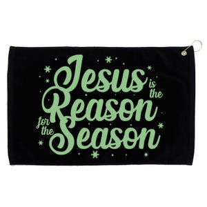 Christmas Jesus Is The Reason For The Season Grommeted Golf Towel