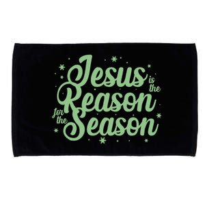 Christmas Jesus Is The Reason For The Season Microfiber Hand Towel