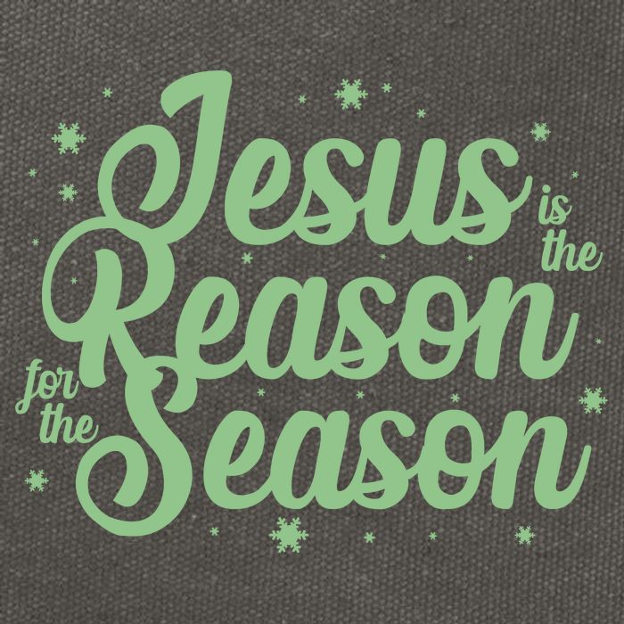 Christmas Jesus Is The Reason For The Season Cotton Canvas Backpack