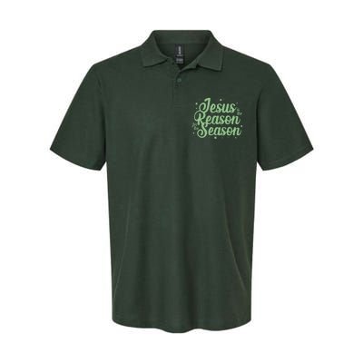 Christmas Jesus Is The Reason For The Season Softstyle Adult Sport Polo