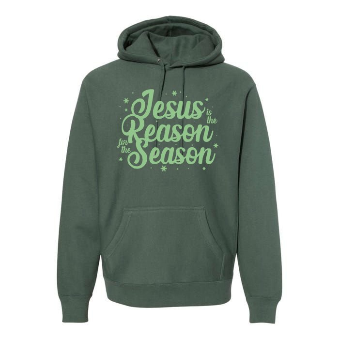 Christmas Jesus Is The Reason For The Season Premium Hoodie