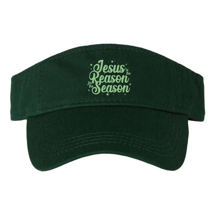 Christmas Jesus Is The Reason For The Season Valucap Bio-Washed Visor