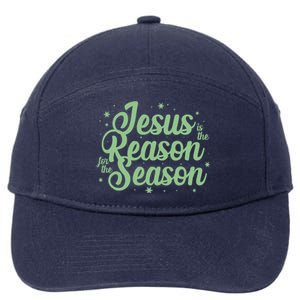 Christmas Jesus Is The Reason For The Season 7-Panel Snapback Hat