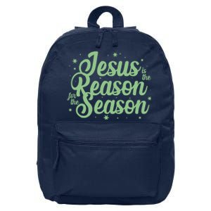 Christmas Jesus Is The Reason For The Season 16 in Basic Backpack