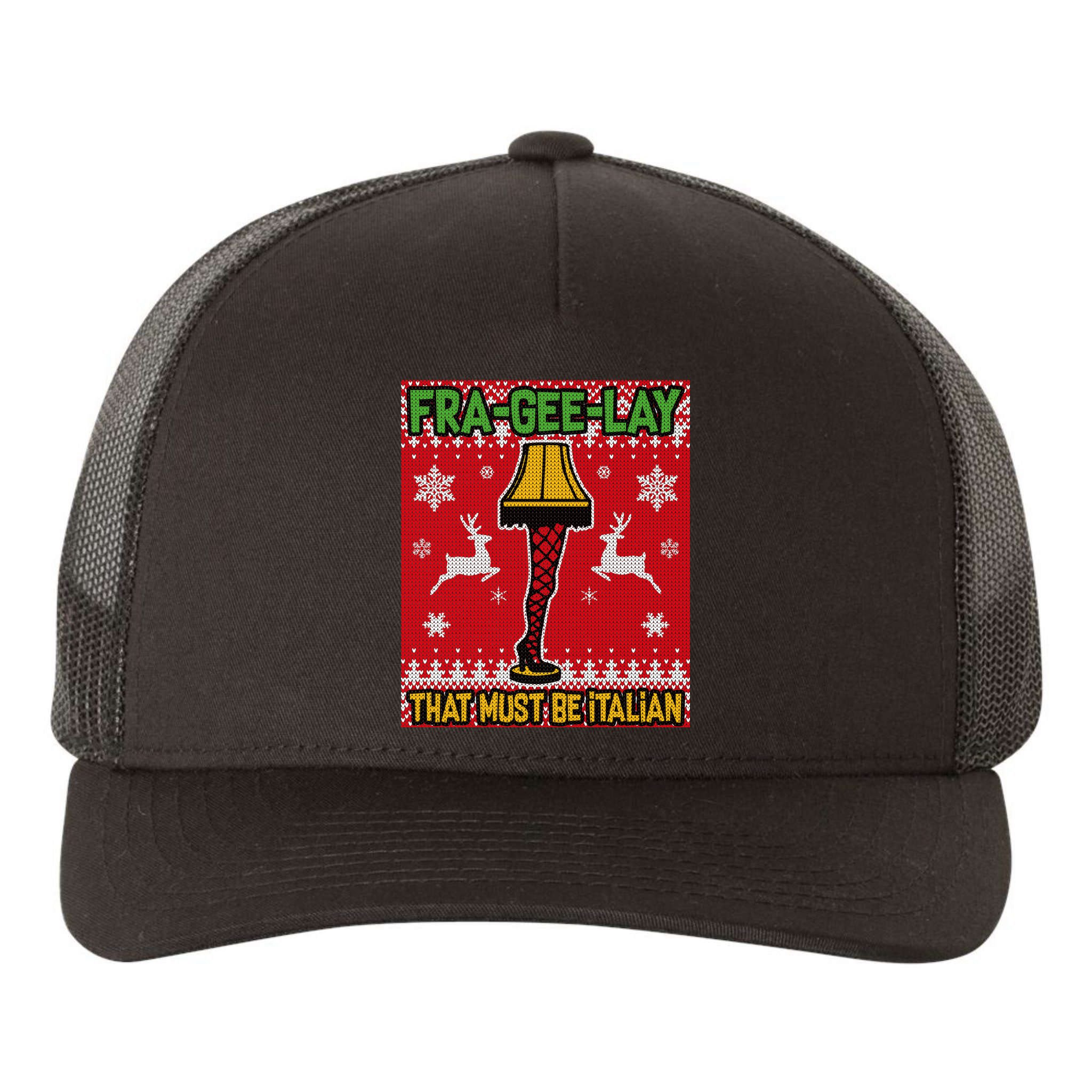Christmas Lamp Fra Gee Lay Ugly Yupoong Adult 5-Panel Trucker Hat