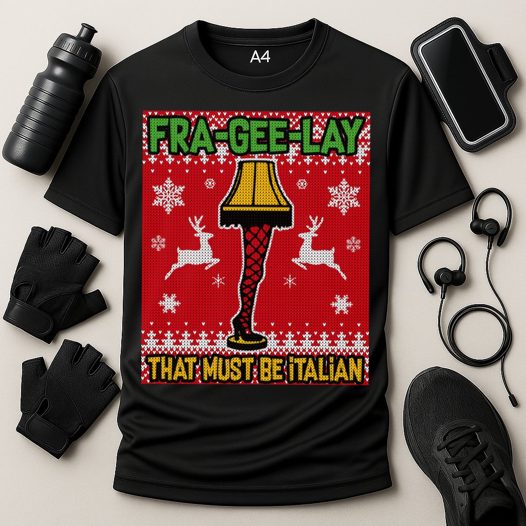 Christmas Lamp Fra Gee Lay Ugly Performance Shirt