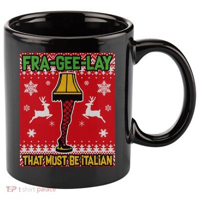 Christmas Lamp Fra Gee Lay Ugly 11oz C Handle Ceramic Mug