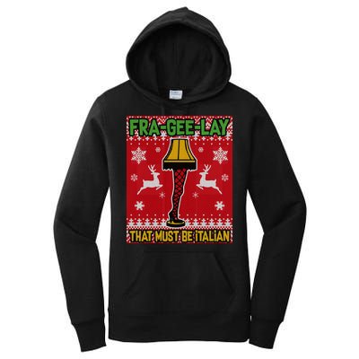 Christmas Lamp Fra Gee Lay Ugly Women's Pullover Hoodie