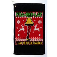 Christmas Lamp Fra Gee Lay Ugly Golf Towel