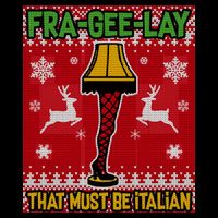Christmas Lamp Fra Gee Lay Ugly Cropped Pullover Crew