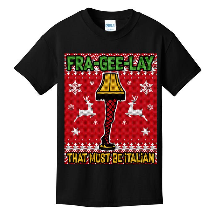 Christmas Lamp Fra Gee Lay Ugly Kids T-Shirt