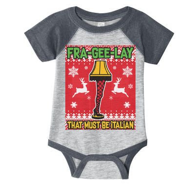 Christmas Lamp Fra Gee Lay Ugly Infant Baby Jersey Bodysuit