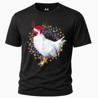 Christmas Lights Chicken Cooling Performance Crew T-Shirt