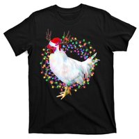 Christmas Lights Chicken T-Shirt