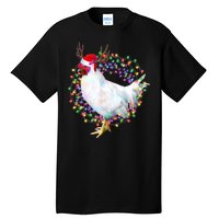 Christmas Lights Chicken Tall T-Shirt