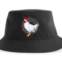 Christmas Lights Chicken Sustainable Bucket Hat