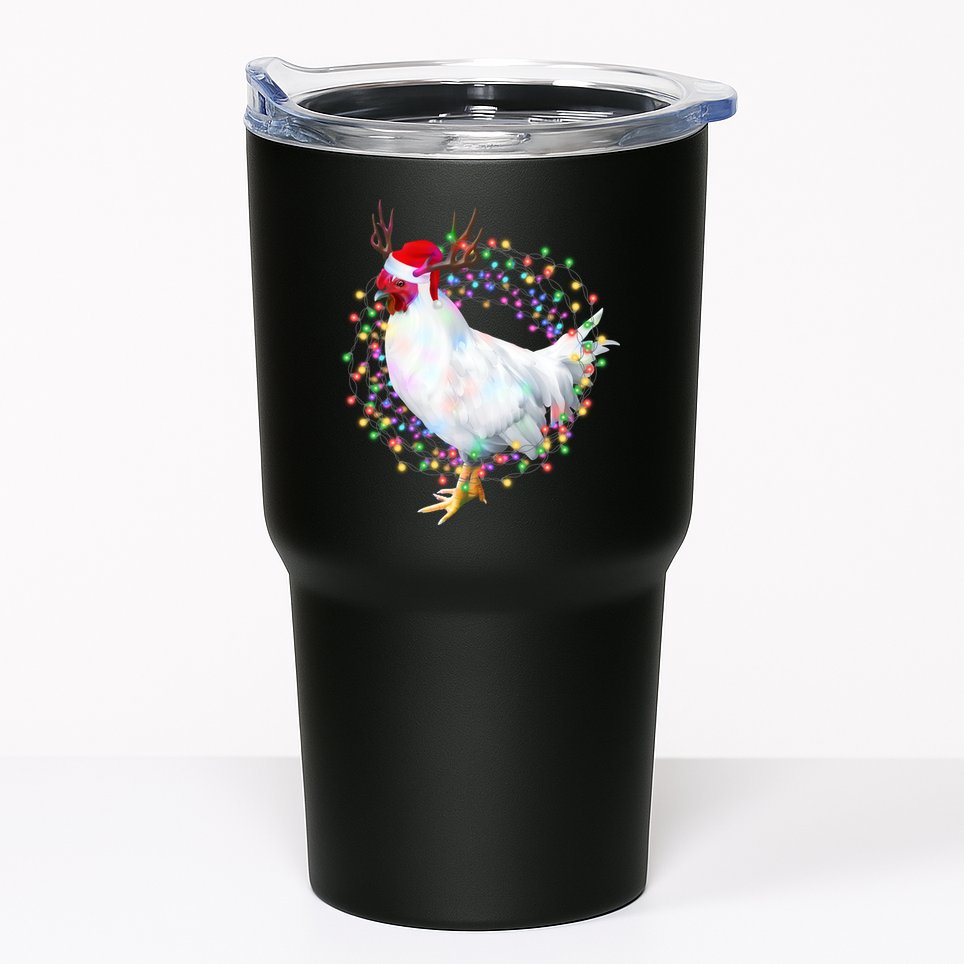 Christmas Lights Chicken Tumbler