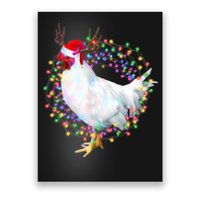 Christmas Lights Chicken Poster