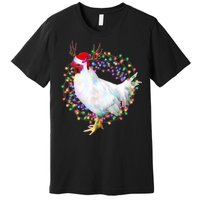 Christmas Lights Chicken Premium T-Shirt