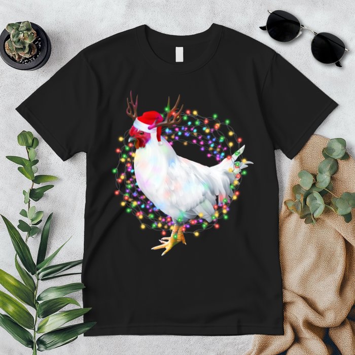 Christmas Lights Chicken Premium T-Shirt