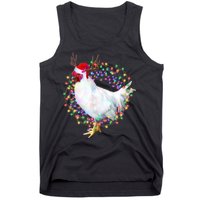 Christmas Lights Chicken Tank Top