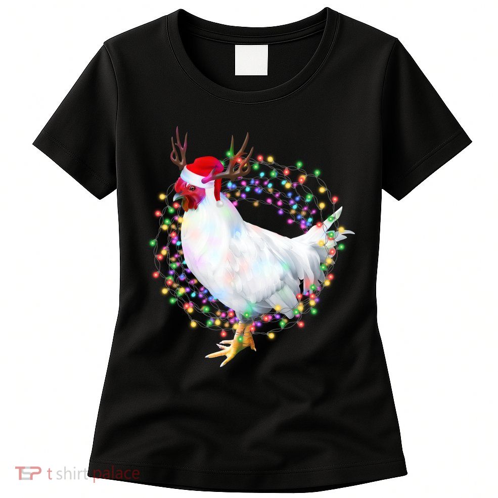 Christmas Lights Chicken Women's T-Shirt