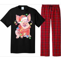 Christmas Lights Pig Pajama Set