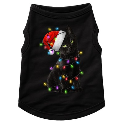 Christmas Lights Santa Kitty Doggie Tank