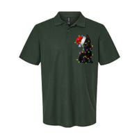 Christmas Lights Santa Kitty Softstyle Adult Sport Polo