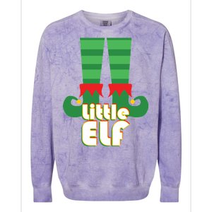 Christmas: Little Elf Colorblast Crewneck Sweatshirt