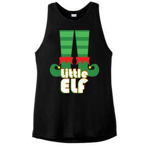 Christmas: Little Elf Ladies PosiCharge Tri-Blend Wicking Tank