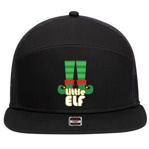 Christmas: Little Elf 7 Panel Mesh Trucker Snapback Hat