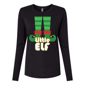 Christmas: Little Elf Womens Cotton Relaxed Long Sleeve T-Shirt