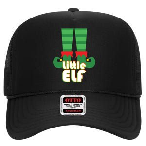 Christmas: Little Elf High Crown Mesh Back Trucker Hat