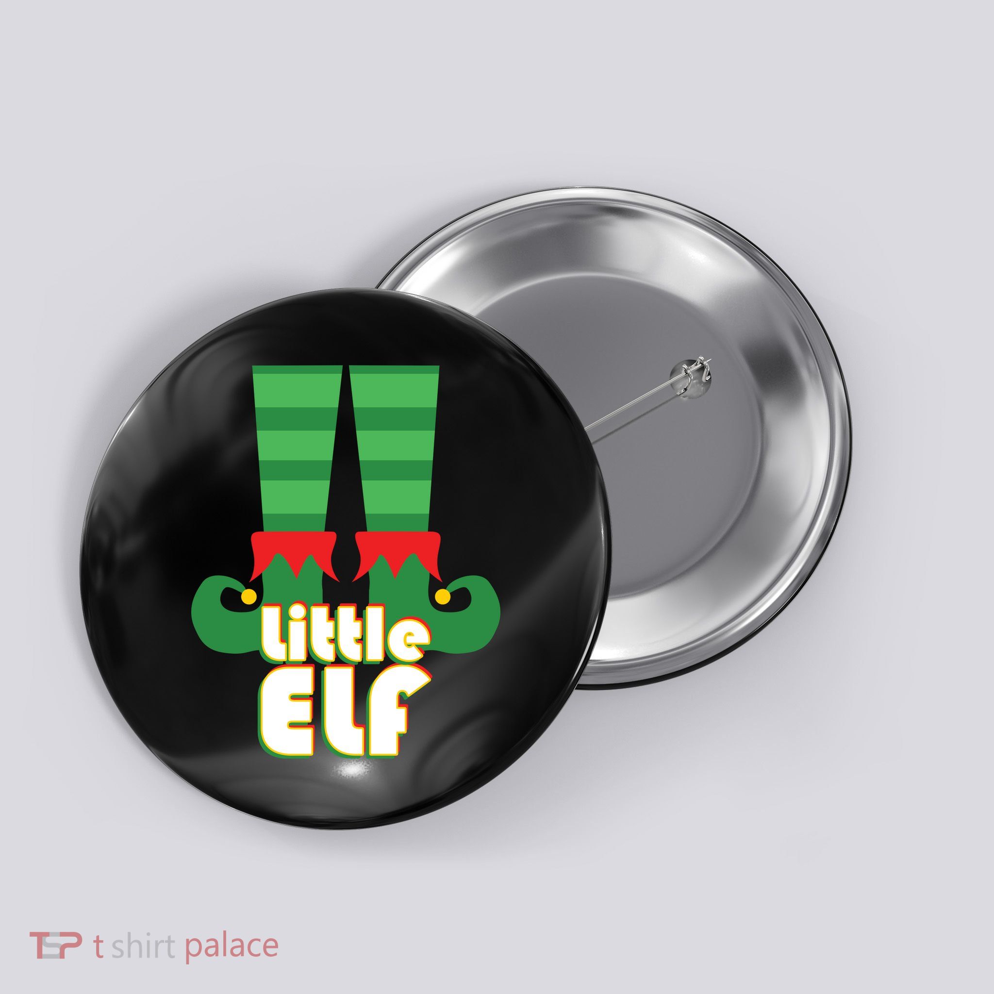 Christmas: Little Elf Button