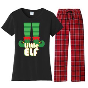 Christmas: Little Elf Women's Flannel Pajama Set