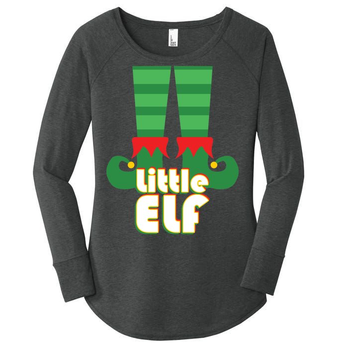 Christmas: Little Elf Women's Perfect Tri Tunic Long Sleeve Shirt