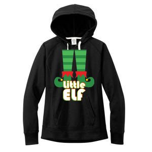 Christmas: Little Elf Women's Fleece Hoodie